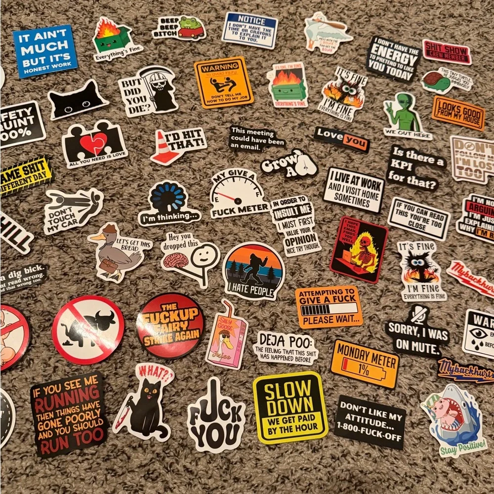 Assorted Funny Sticker Pack - Picture 3 of 4